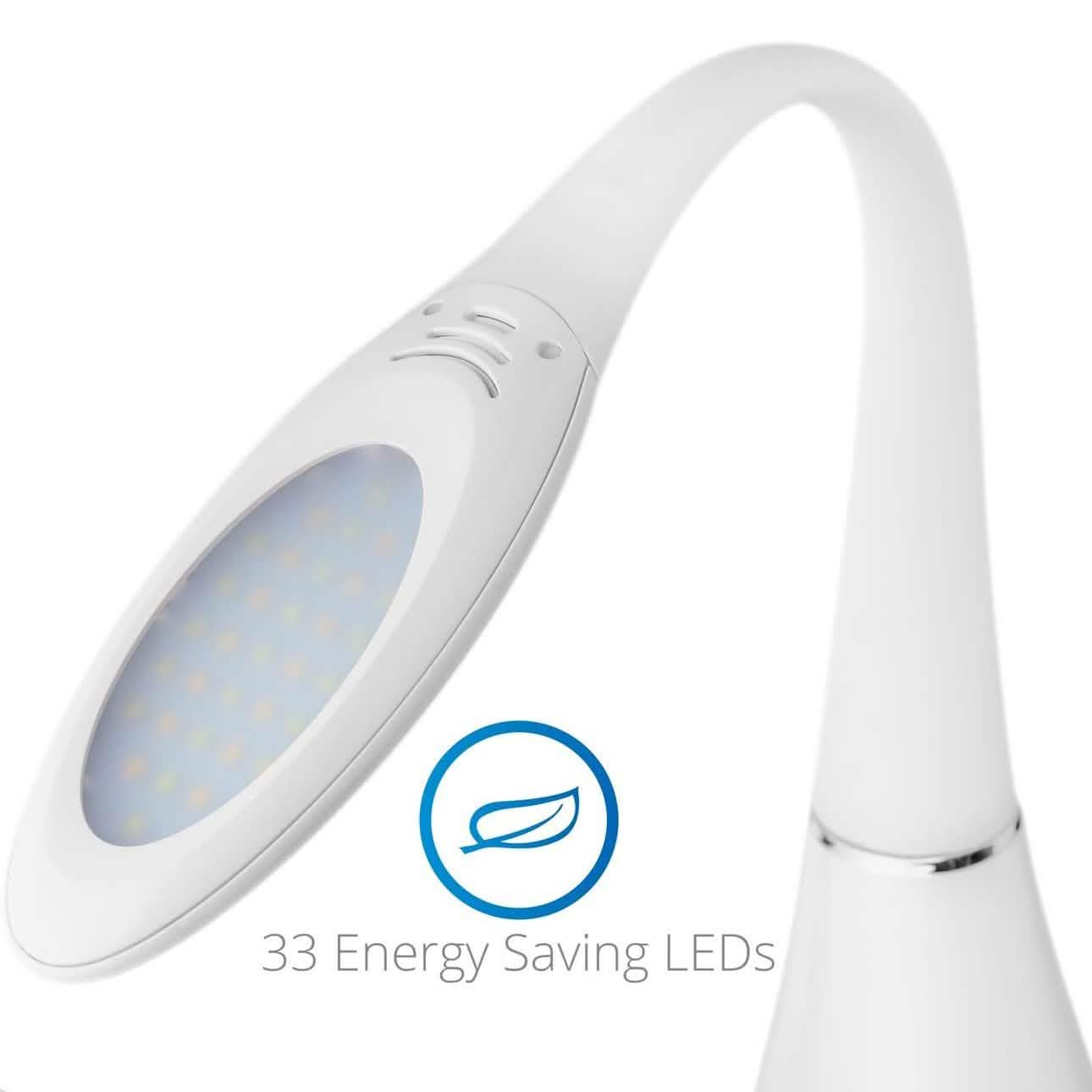 EROS Flexible Gooseneck Dimmable LED Desk Lamp