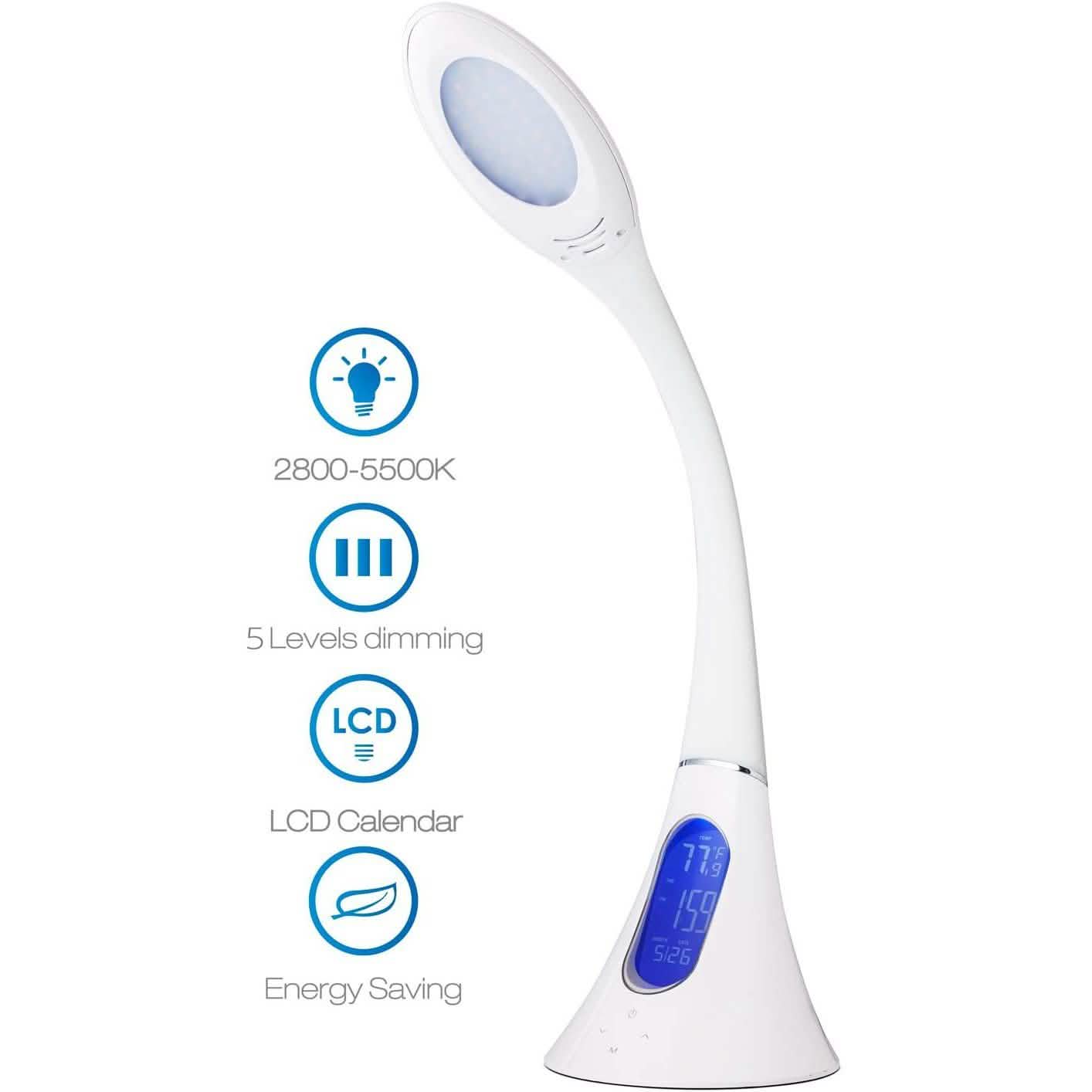 EROS Flexible Gooseneck Dimmable LED Desk Lamp