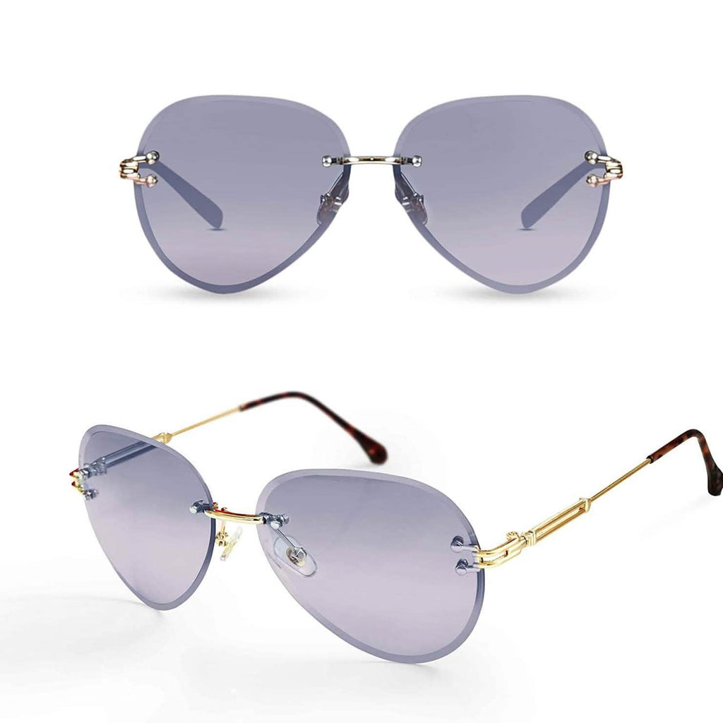 ETCBUYS Women Aviation Sunglasses - Gray