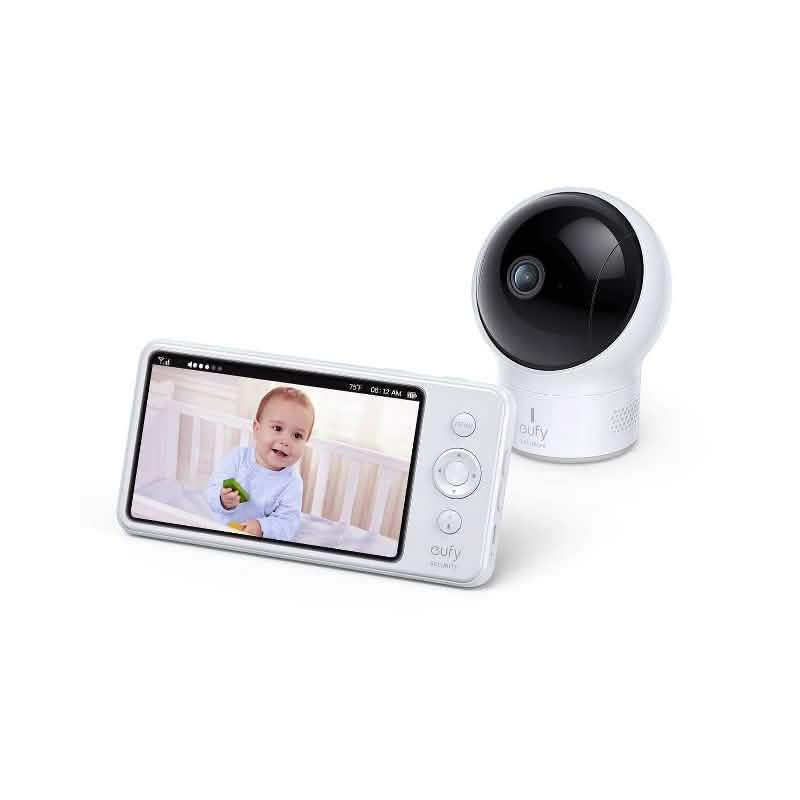 eufy SpaceView Pro 5" 720p Video Baby Monitor Pan&Tilt Camera 2-Way Audio (New Open-Box)