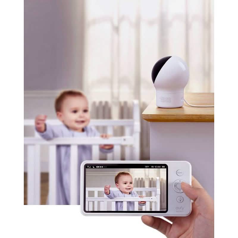 eufy SpaceView Pro 5" 720p Video Baby Monitor Pan&Tilt Camera 2-Way Audio (New Open-Box)