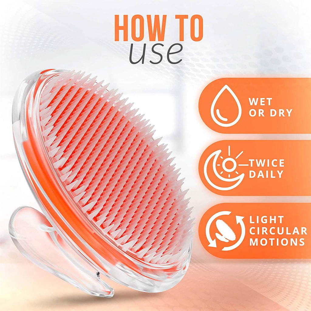 Exfoliating Brush Ingrown Hair and Razor Bump Treatment