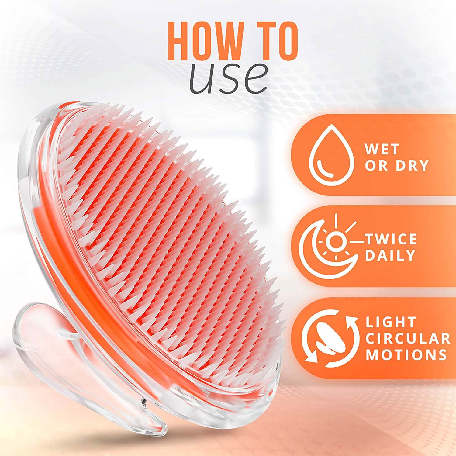 Exfoliating Brush Ingrown Hair and Razor Bump Treatment