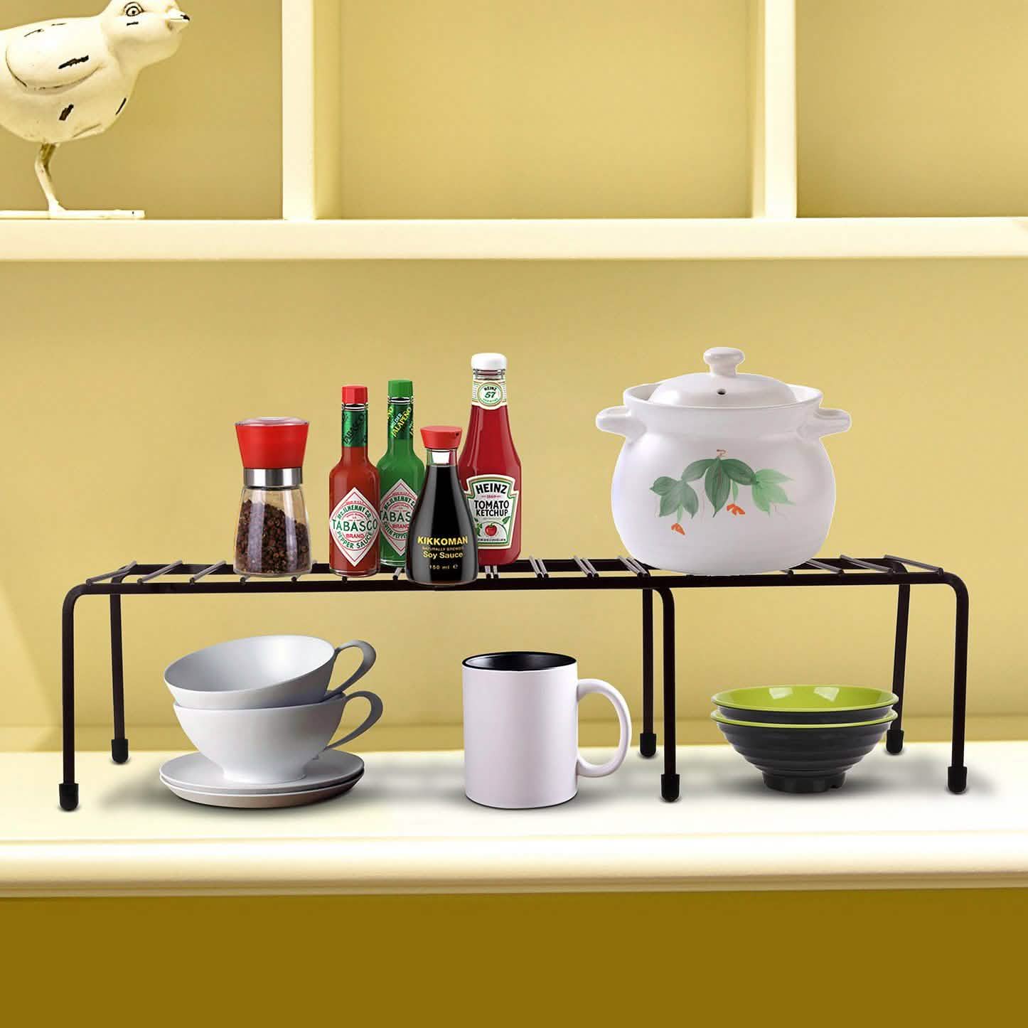 Expandable Kitchen Counter Metal Cabinet