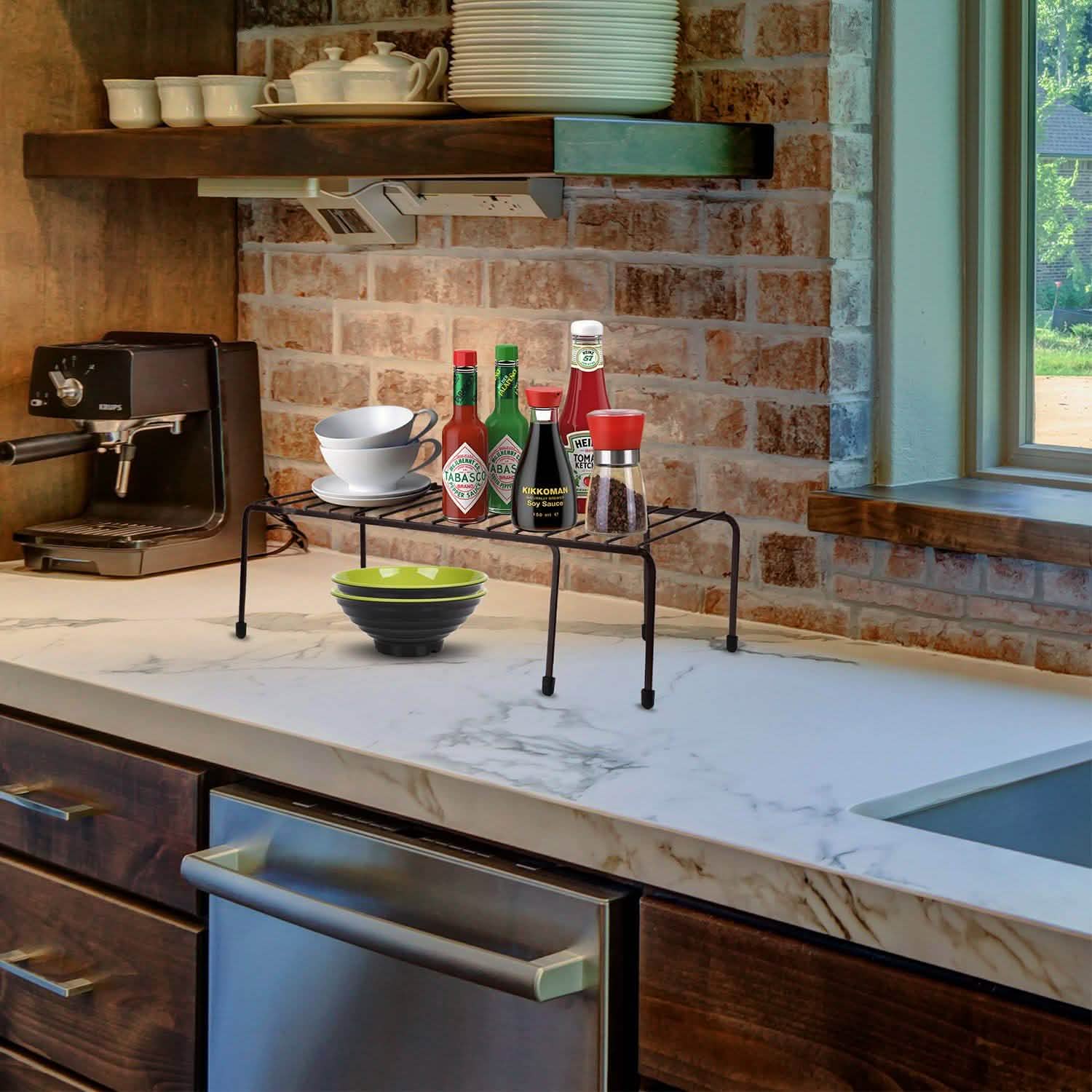 Expandable Kitchen Counter Metal Cabinet