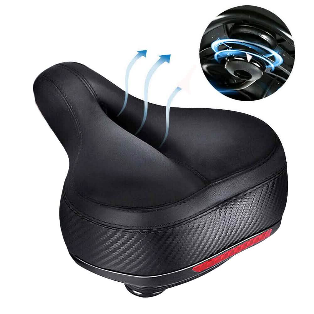 Extra Wide Big Bum Bike Seat Soft & Comfort Padded MTB Road Bicycle Gel Saddle Cushion