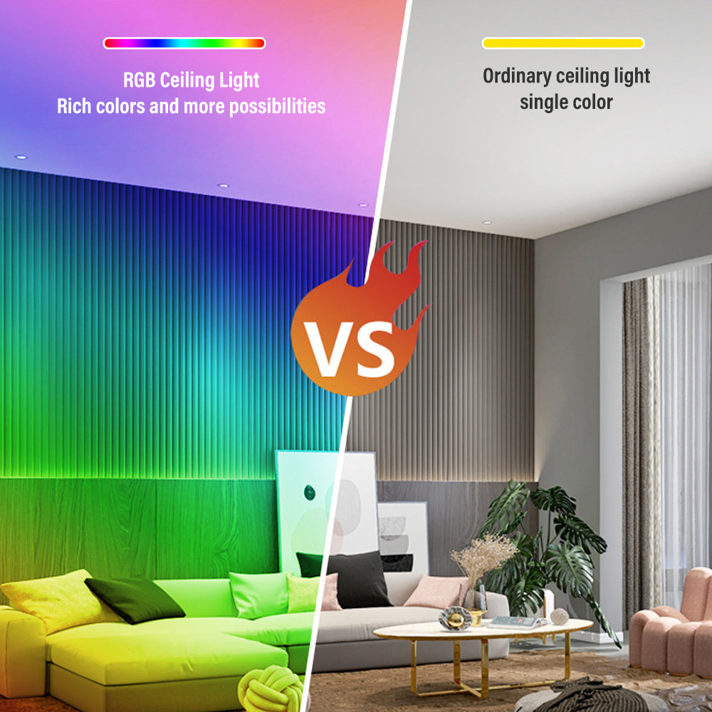 Bluetooth Ceiling Lamp Intelligent RGB Colorful Music