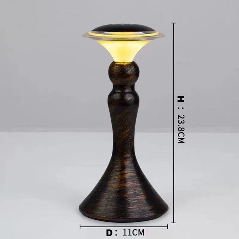 New Beautiful LED Rechargeable Bedroom Decoration Bedside Table Lamp
