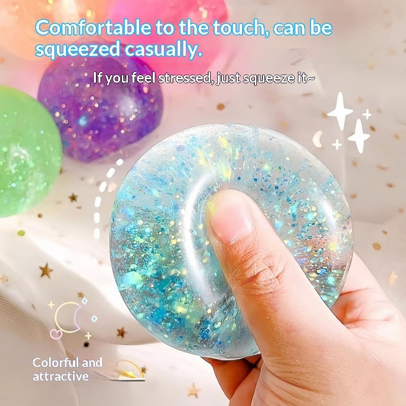 Golden Powder Maltose Ball Stress-Relief Toy