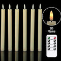 255cm10 Inch Bullet 10 Key Remote Control Wave Mouth Electronic Candle Plastic Birthday Christmas Eve