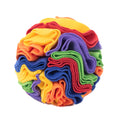 Snuffle Ball Interactive Dog Toys Ball Dog Brain Mental Stimulating Puzzle Toys For Dogs Enrichment Game Feeding Mat For Stress Relief Portable Machine Washable