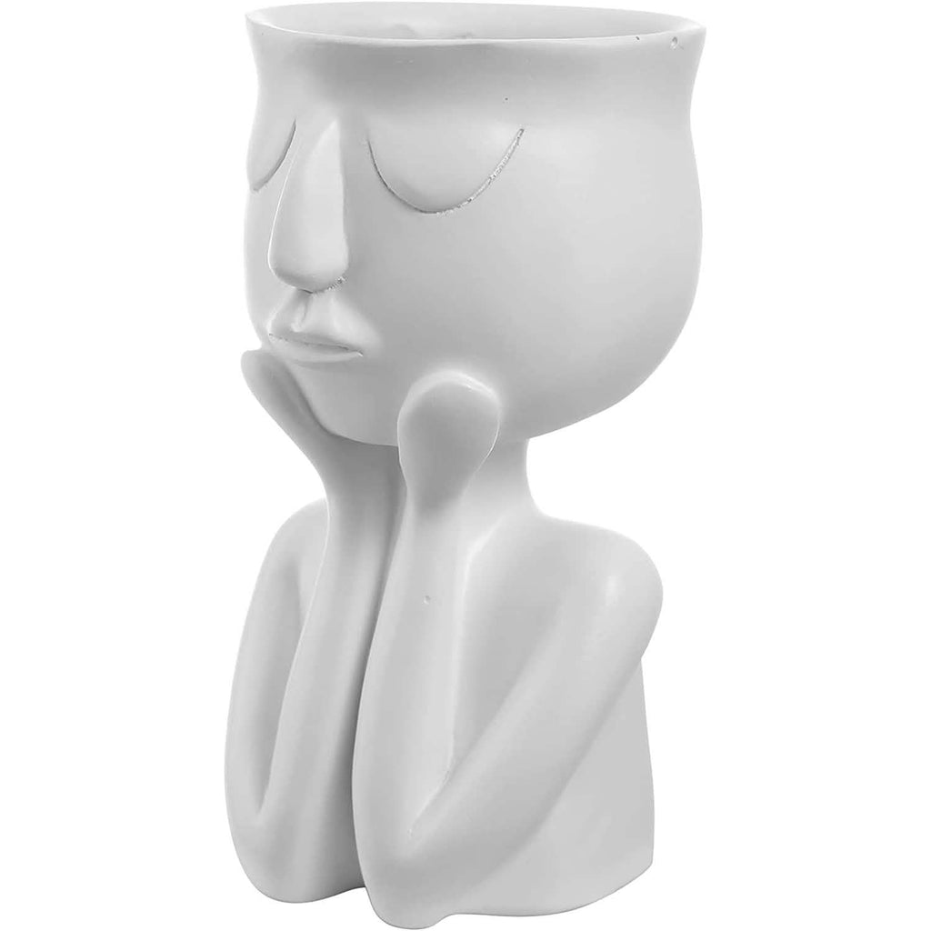 Face Flower Pot Head Planter