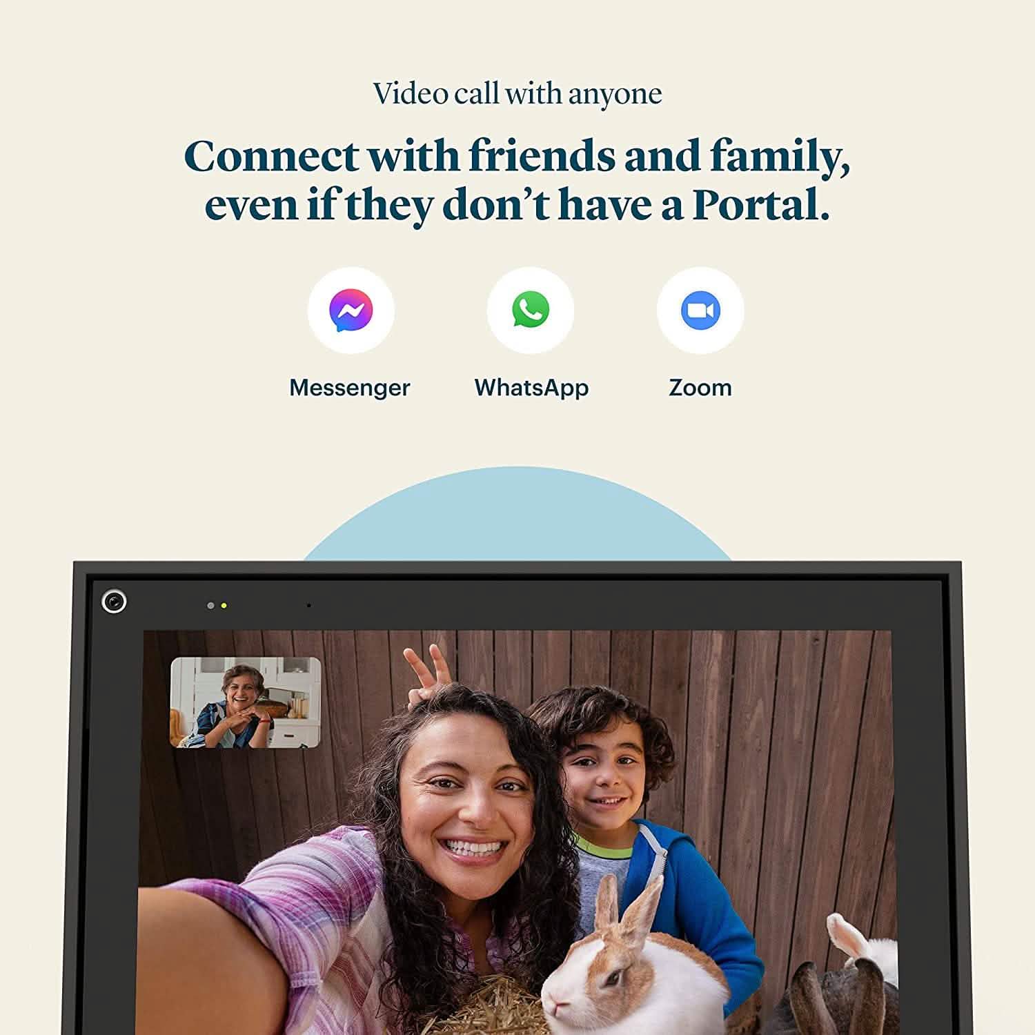 Facebook Portal - Smart Video Calling 10in Touch Screen Display with Alexa