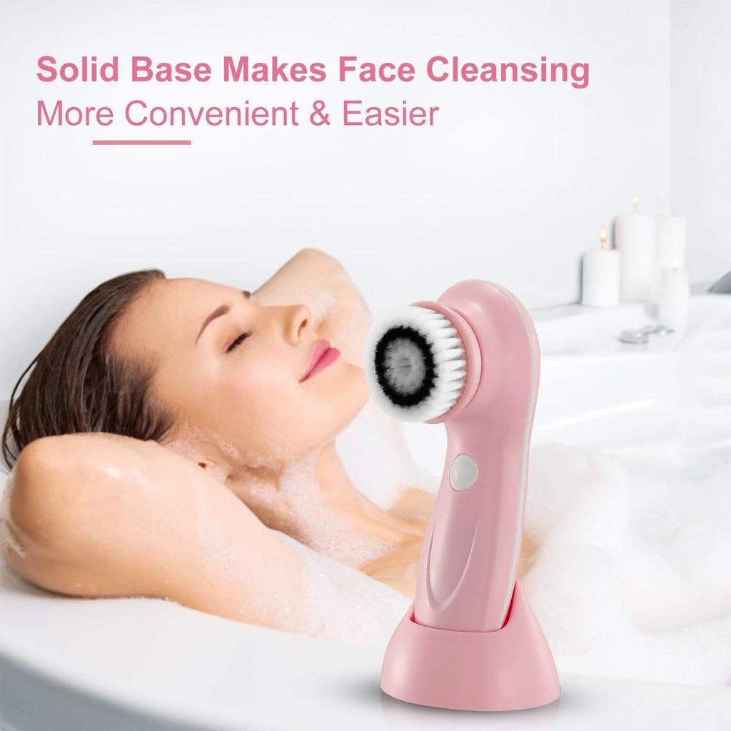 Facial Cleansing Brush IPX6 Waterproof 2 Speed Face Brush