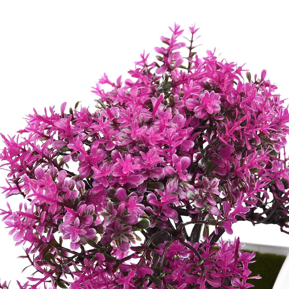 Fake Artificial Pot  Bonsai Potted Simulation Table Ornaments For Garden Party Hotel Office Decor Fake Flowers Arrangements for Home Decoration