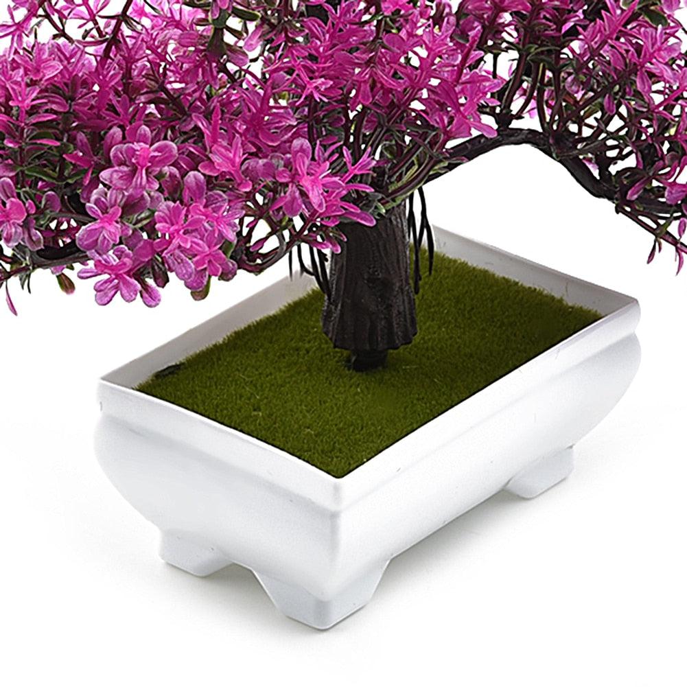 Fake Artificial Pot  Bonsai Potted Simulation Table Ornaments For Garden Party Hotel Office Decor Fake Flowers Arrangements for Home Decoration