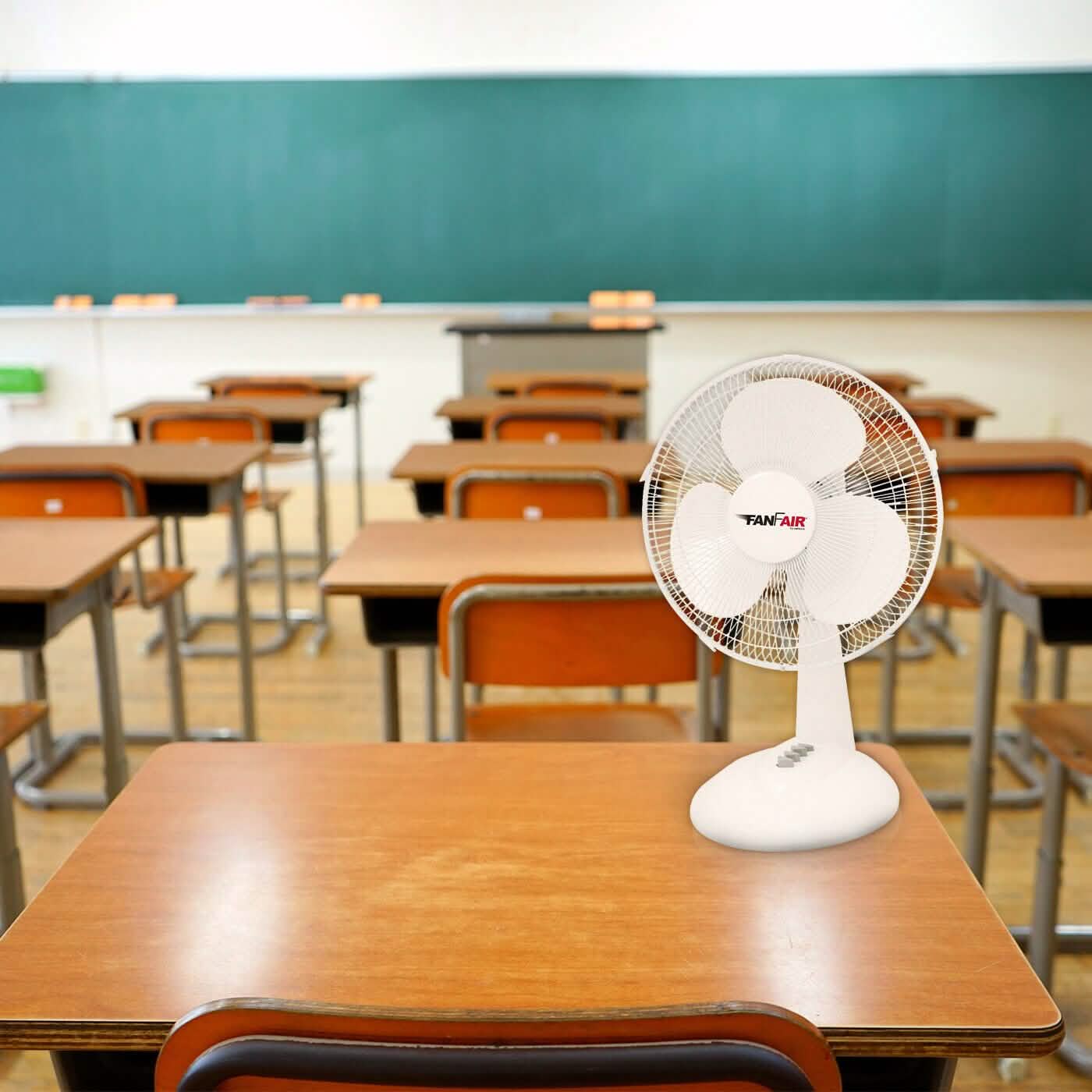 Impecca FanFair 12-inch 3-Speed Desktop Fan