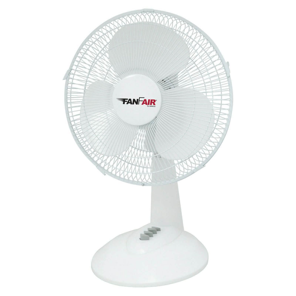 Impecca FanFair 12-inch 3-Speed Desktop Fan