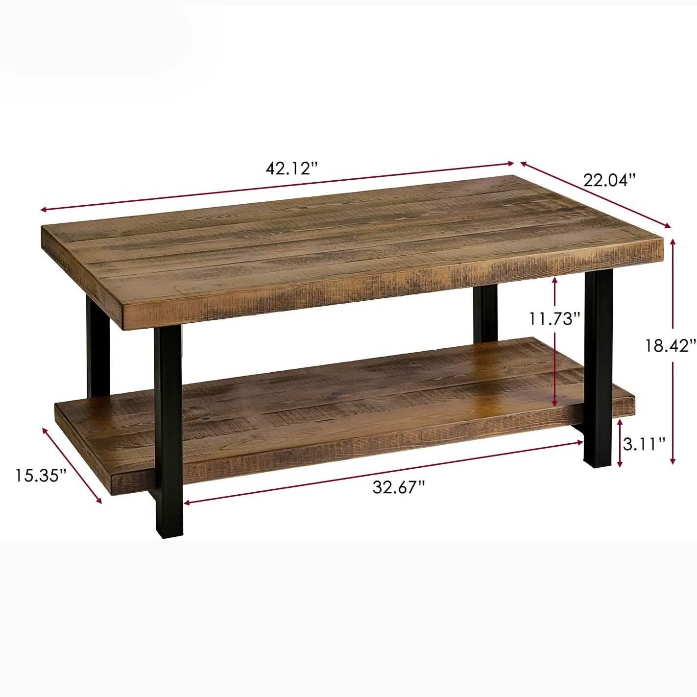 Farmhouse Living Room Coffee Table