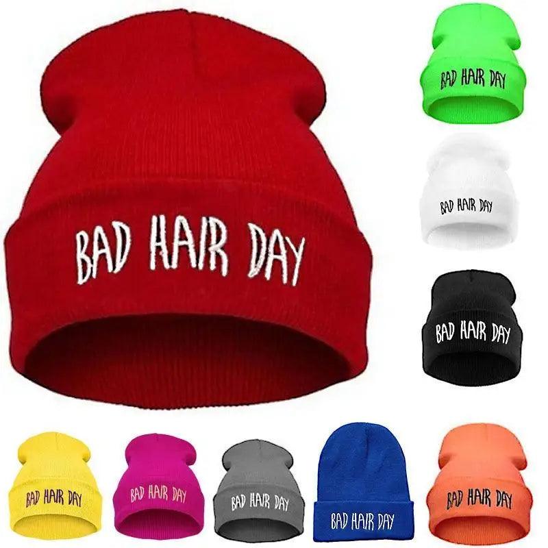 Fashion Bad Hair Day Beanies Unisex Cute Soft Hats Comfortable Outdoor Caps Durable Modern Design