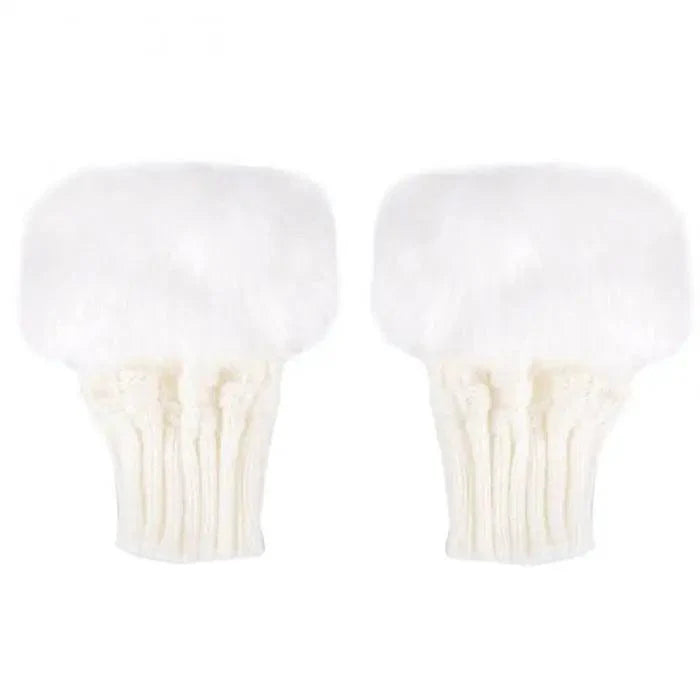 Fashion Fingerless Warm Wool Knitted Classic Fur Half One Size Finger Gloves For Women Cute Soft And Comfortable Trendy Fashion Stretchy Gloves For Women