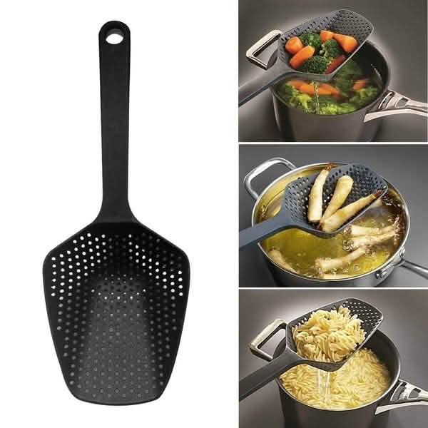 Fashion Kitchen Accessories Large Scoop Colander Pasta Heat Resistant Strainer