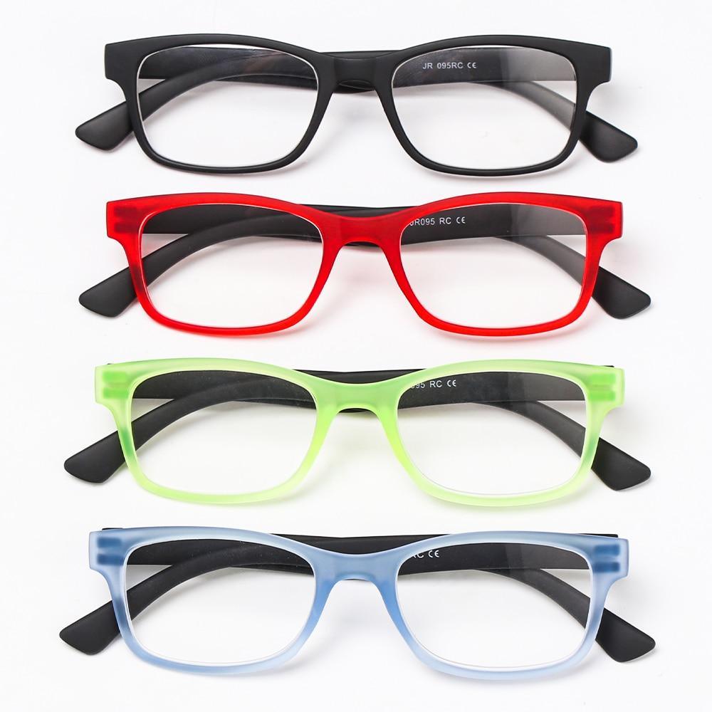 Fashion Men Women Reading Glasses Rectangle Spring Anti Glare Lightweight Reading Eyeglasses No Screw Detachable Design Eyeglasses Hyperopia Presbyopia Vision Care Eyewear
