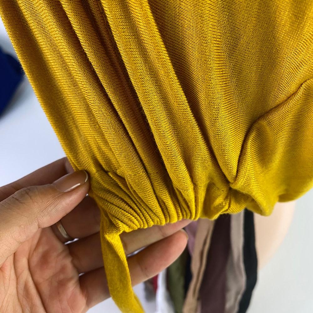 Fashion Modal Under Scarf  Hijab Turban Cap Cotton With Band Adjustable Inner Hijab cap Muslim Turban Hijab Cap For Women