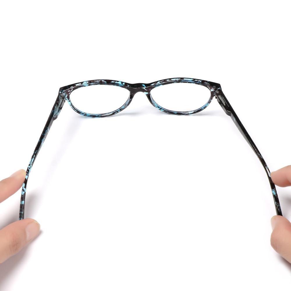Fashion Reading Eyeglasses Men Women High Definition Transparent Optical Eyewear Anti Blue Eye Protection Eyeglasses Transparent Optical Eyewear With Diopter +1.0~+ 4.0