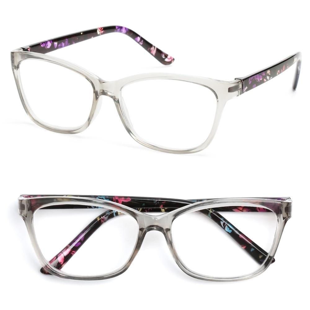 Fashion Reading Eyeglasses Men Women High Definition Transparent Optical Eyewear Anti Blue Eye Protection Eyeglasses Transparent Optical Eyewear With Diopter +1.0~+ 4.0