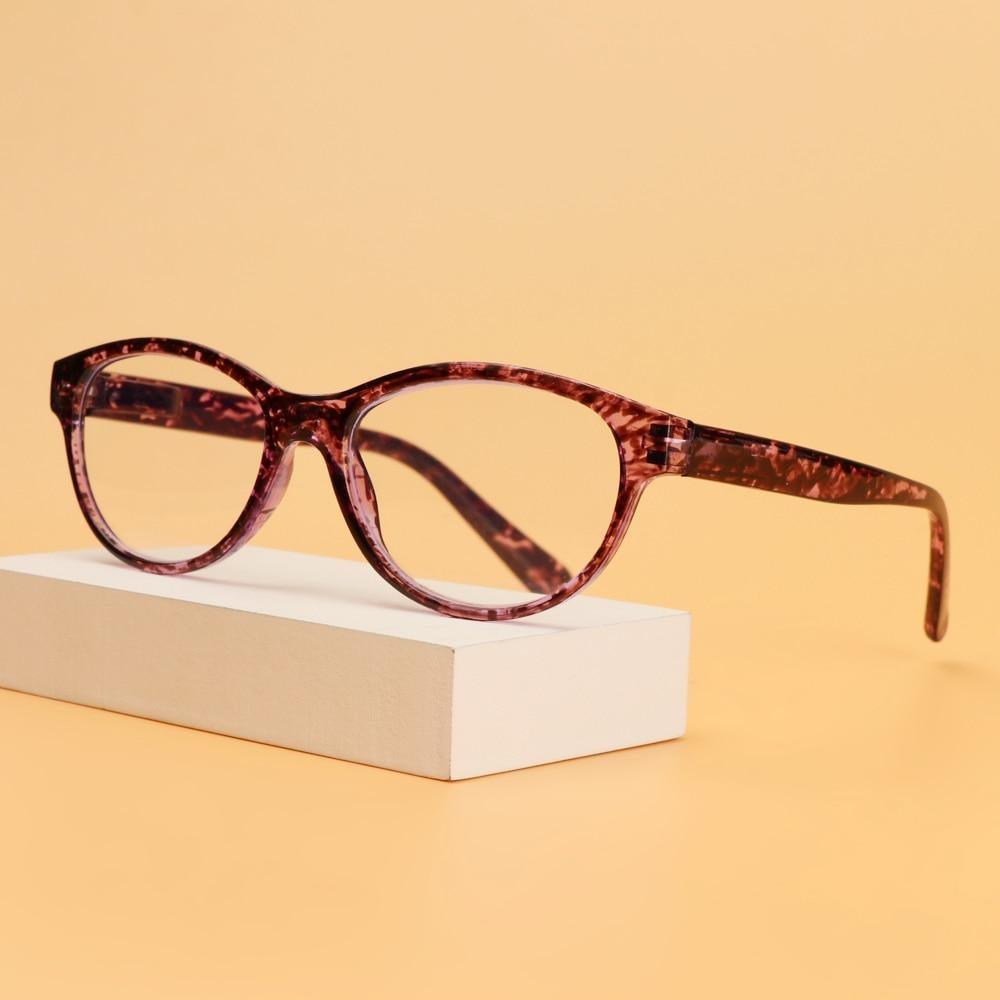 Fashion Reading Eyeglasses Men Women High Definition Transparent Optical Eyewear Anti Blue Eye Protection Eyeglasses Transparent Optical Eyewear With Diopter +1.0~+ 4.0