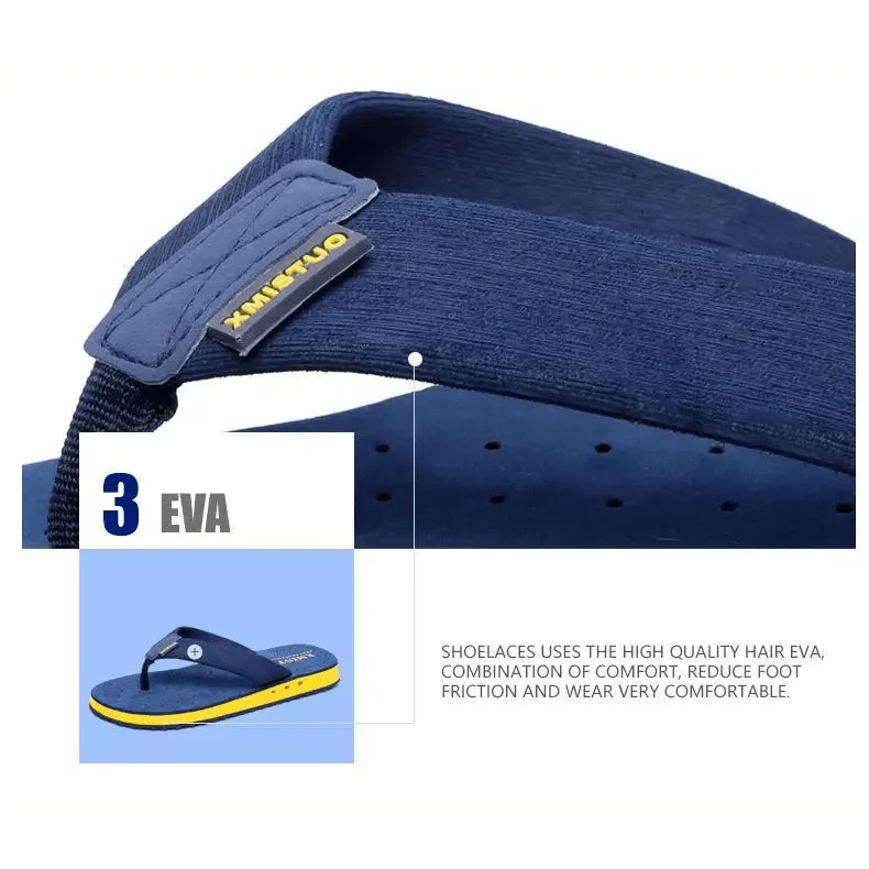 Fashion Summer Big Size Youth Slippers For Men Women Massage Non-Slip Cool Outside Flip Flops Breathable Thick-Soled Slippers