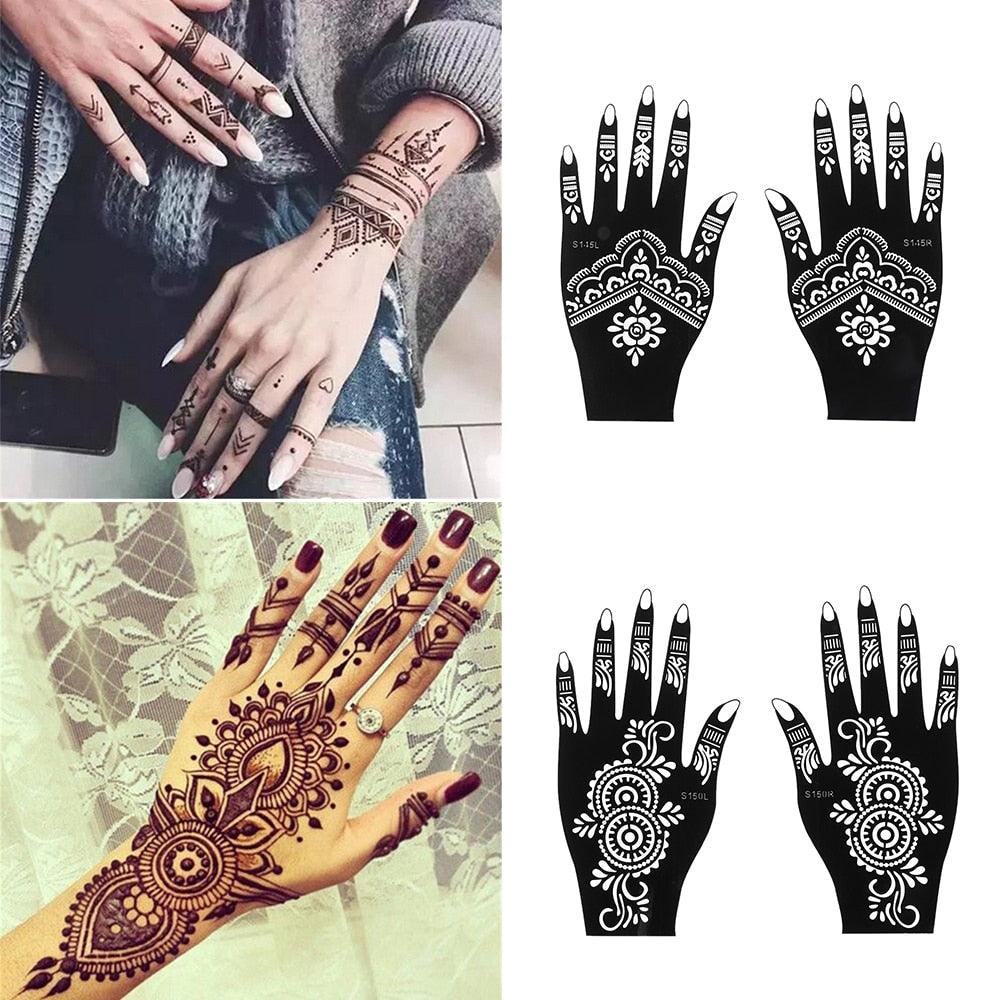 Fashion Women's Tattoo For Arm Temporary Body Paint Sticker Luxury Design For Wedding Party