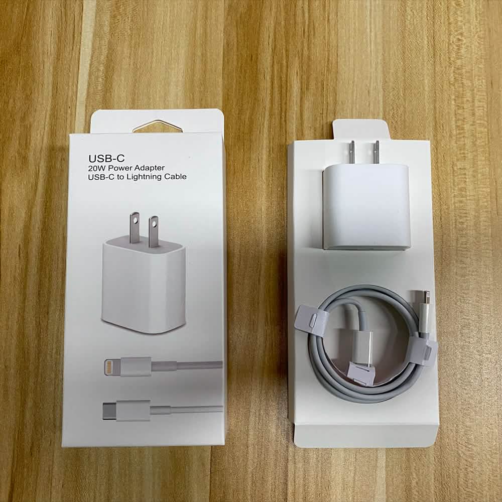Fast USB-C to Lightning Cable and 20W Adapter