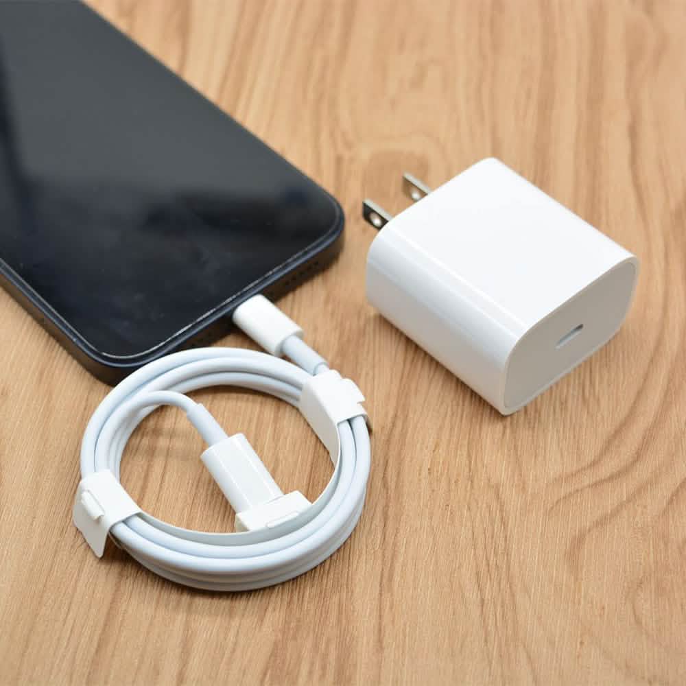 Fast USB-C to Lightning Cable and 20W Adapter