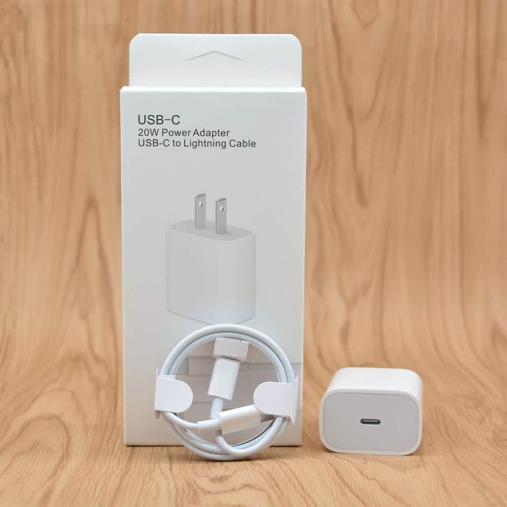 Fast USB-C to Lightning Cable and 20W Adapter