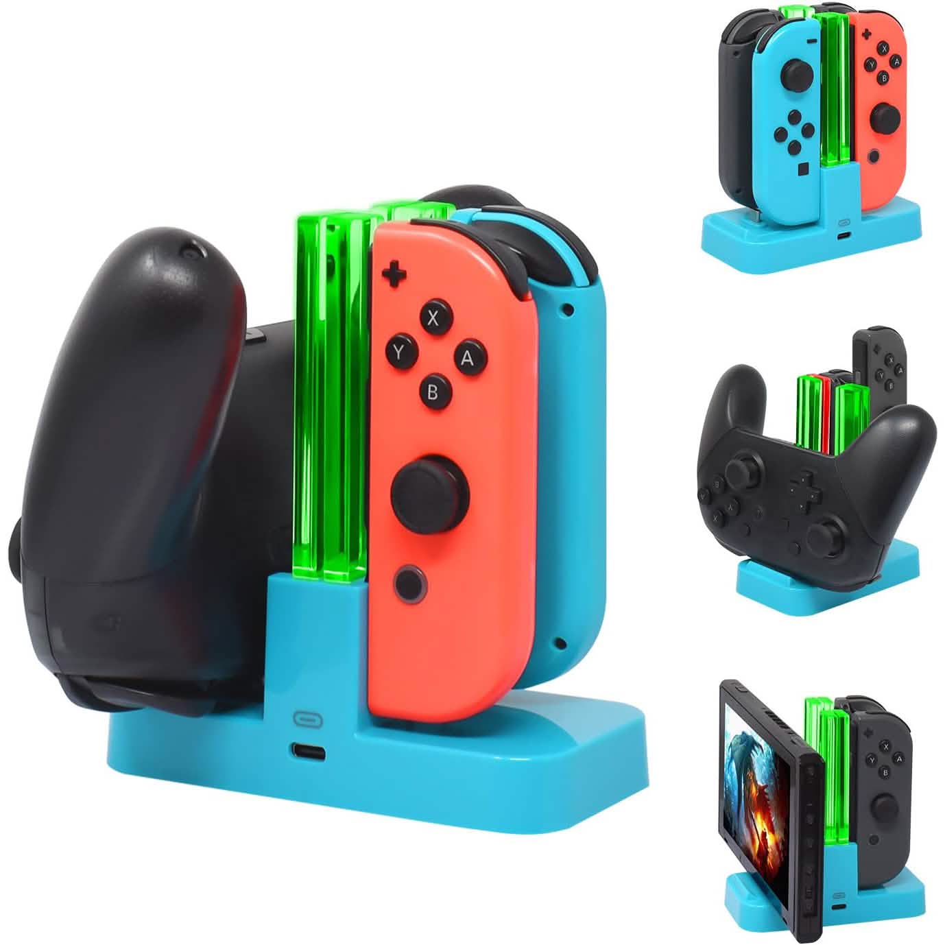FastSnail Controller Charger Compatible with Nintendo Switch