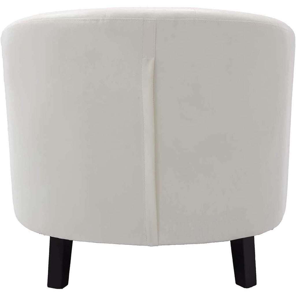 Faux Leather Club Chair Bucket Chair Upholstered Tub Chair