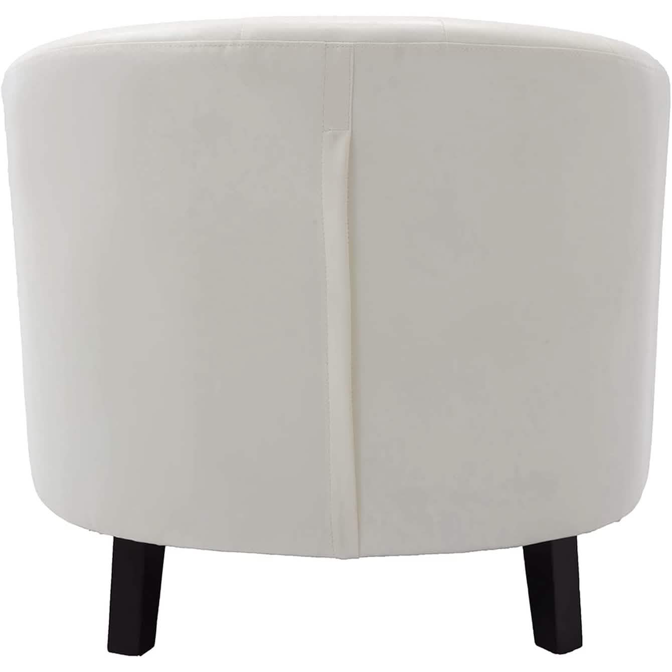 Faux Leather Club Chair Bucket Chair Upholstered Tub Chair