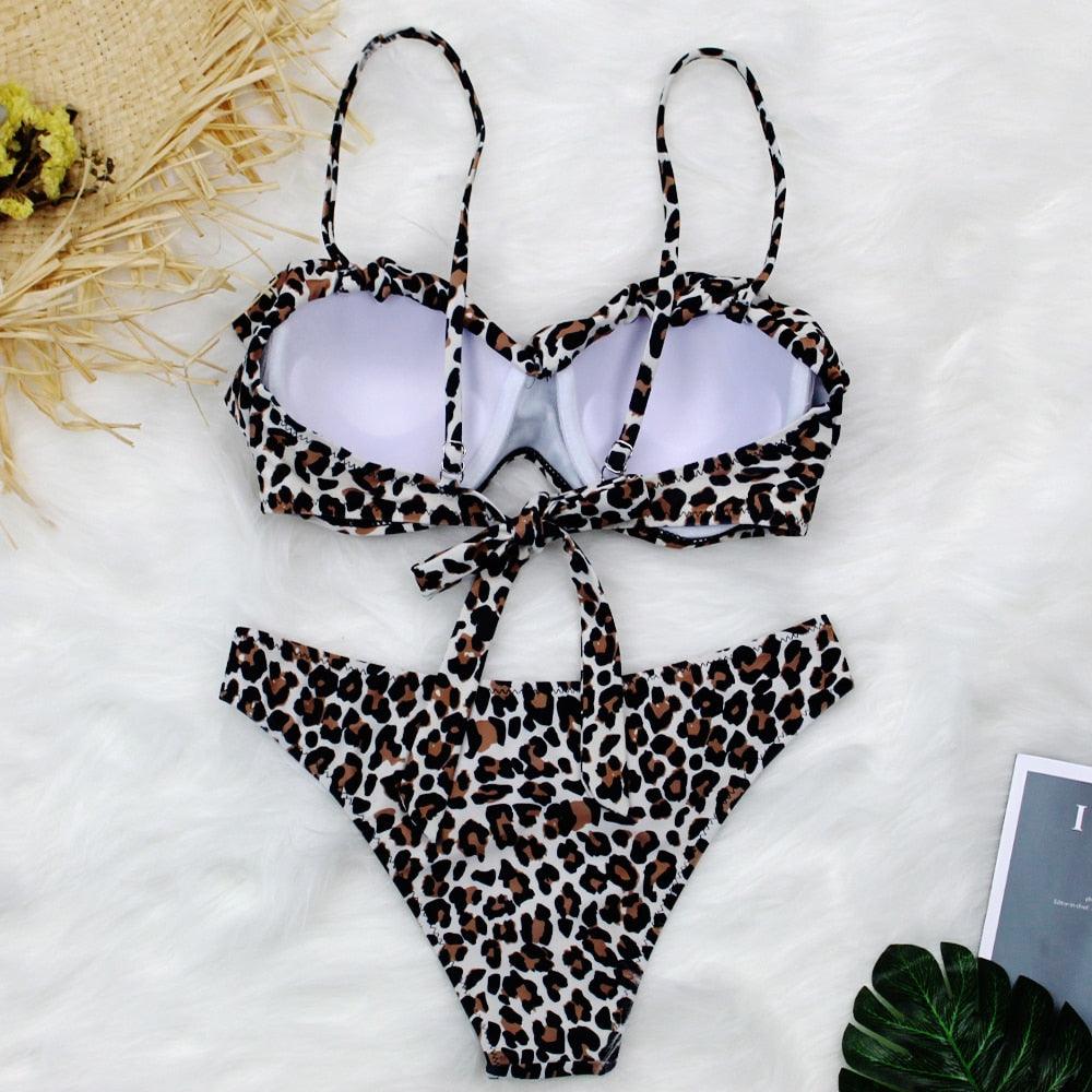 Female Two Piece Swimsuit Low Waist Bikini Floral Printing Swimwear Push Up Bathing Suit  Detachable Padded Push Up Striped Bikini Set Two Piece Swimsuit Ladies Vintage Lace Bikini Sets Beach Swimwear