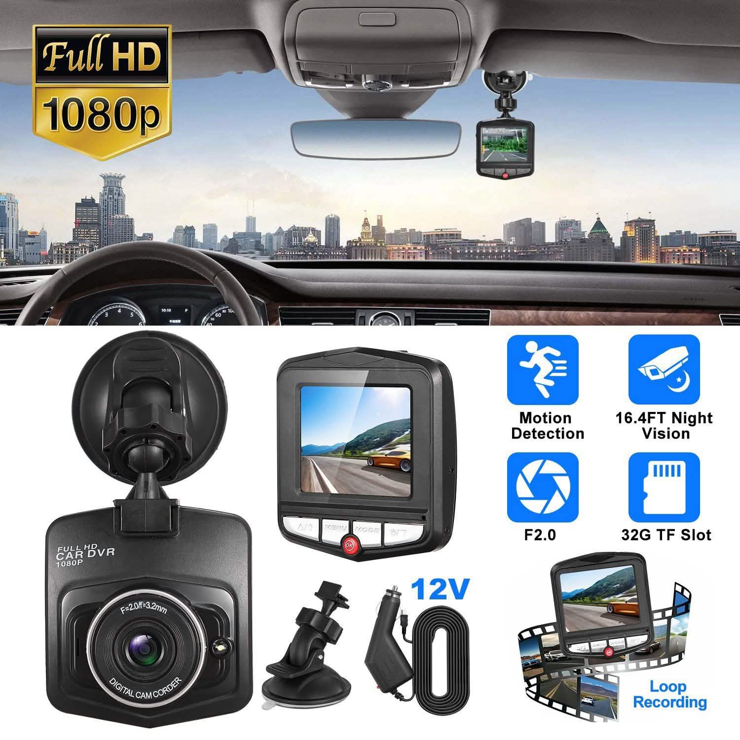 FHD 1080P Car DVD Dash Cam Vehicle Video Recorder