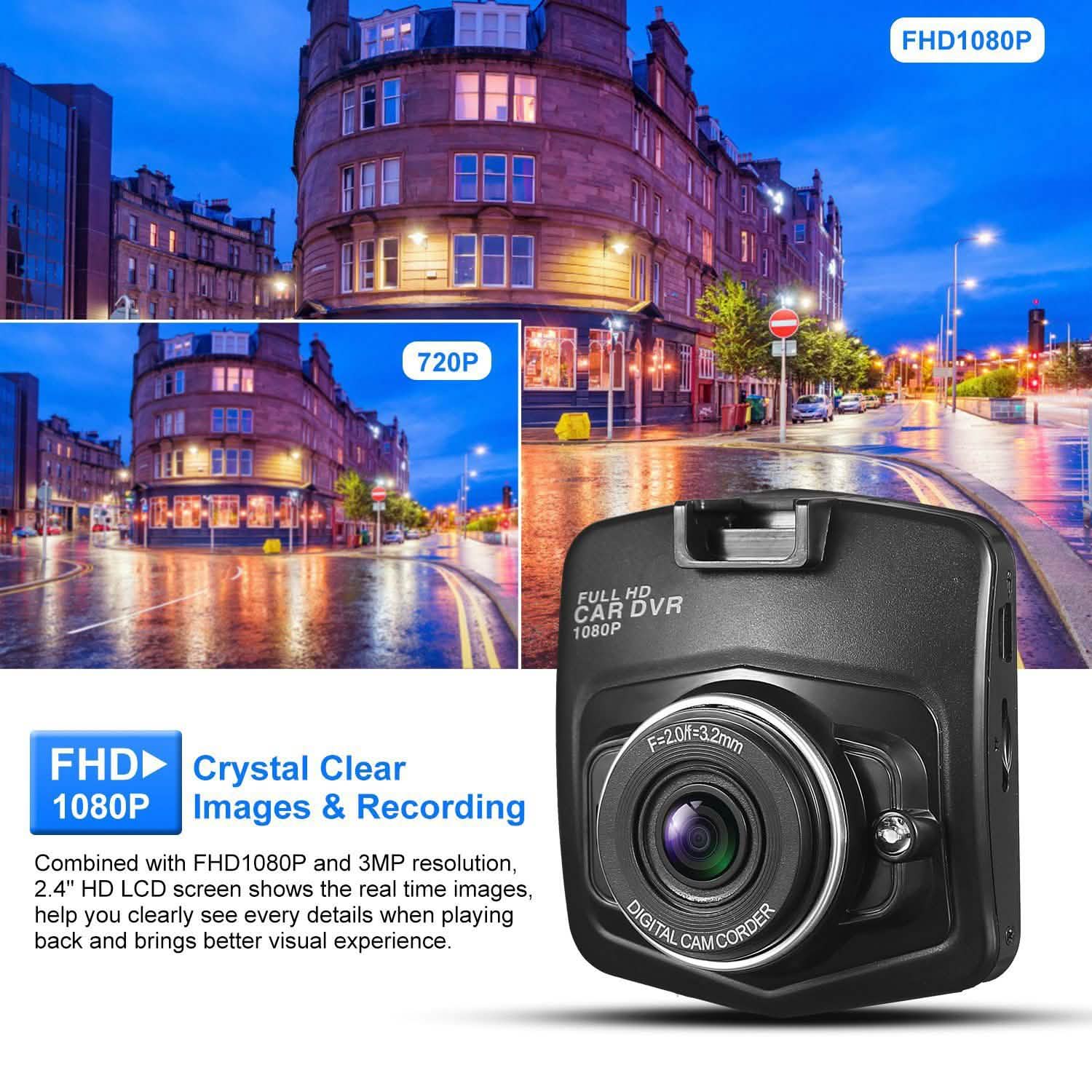 FHD 1080P Car DVD Dash Cam Vehicle Video Recorder