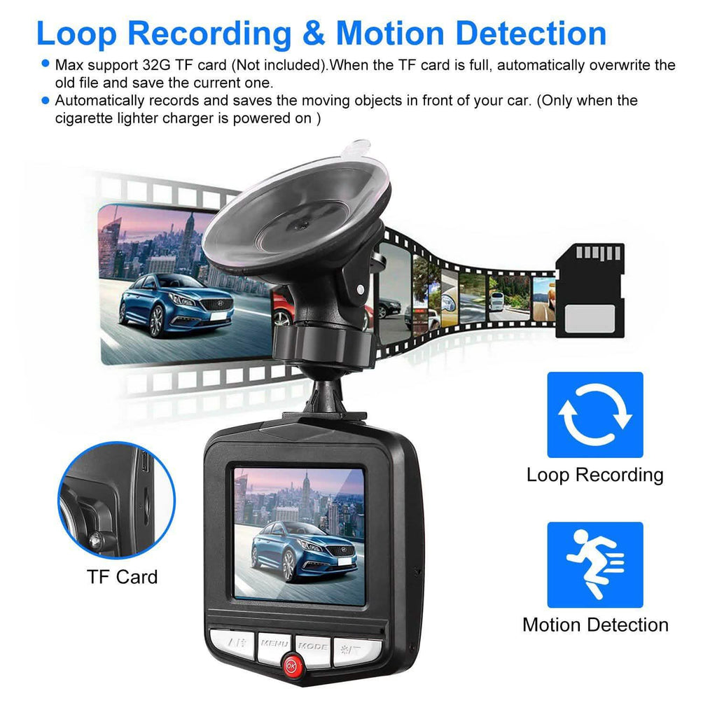 FHD 1080P Car DVD Dash Cam Vehicle Video Recorder