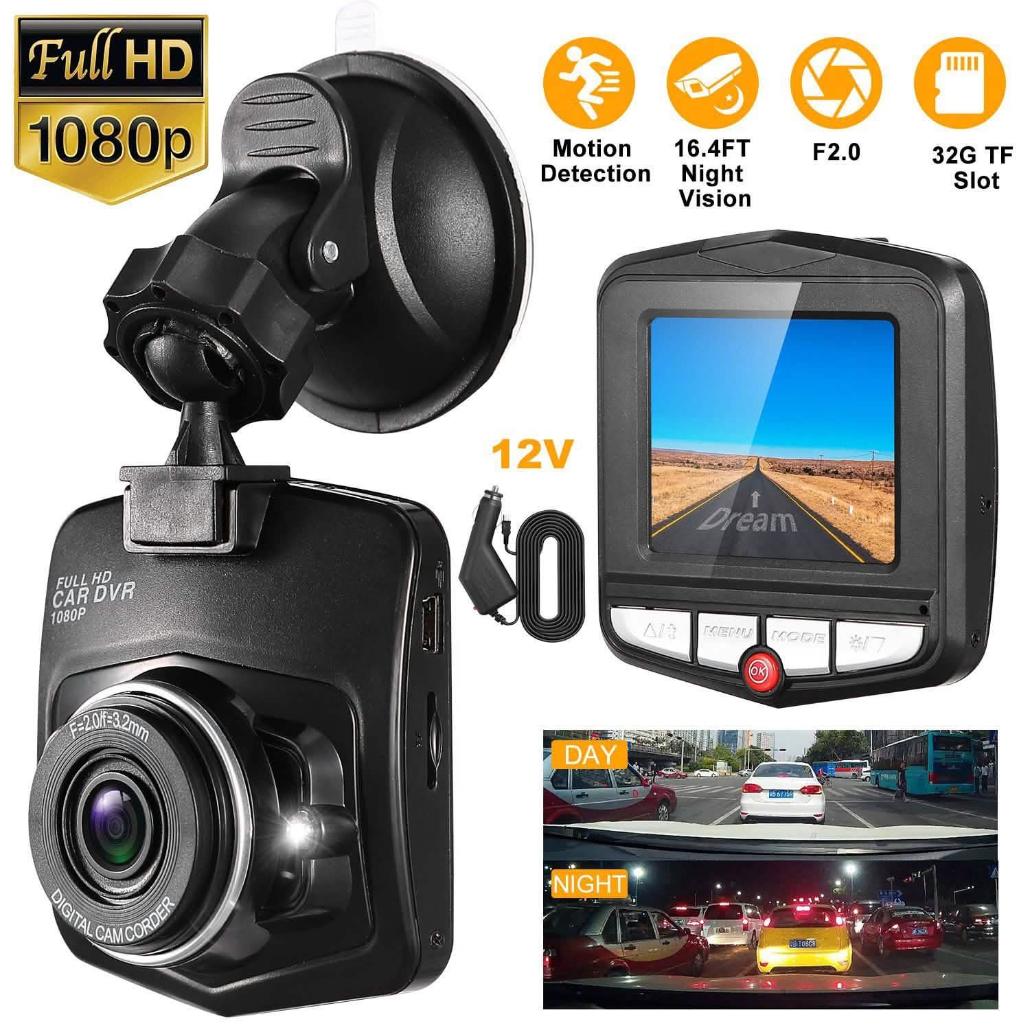 FHD 1080P Car DVD Dash Cam Vehicle Video Recorder