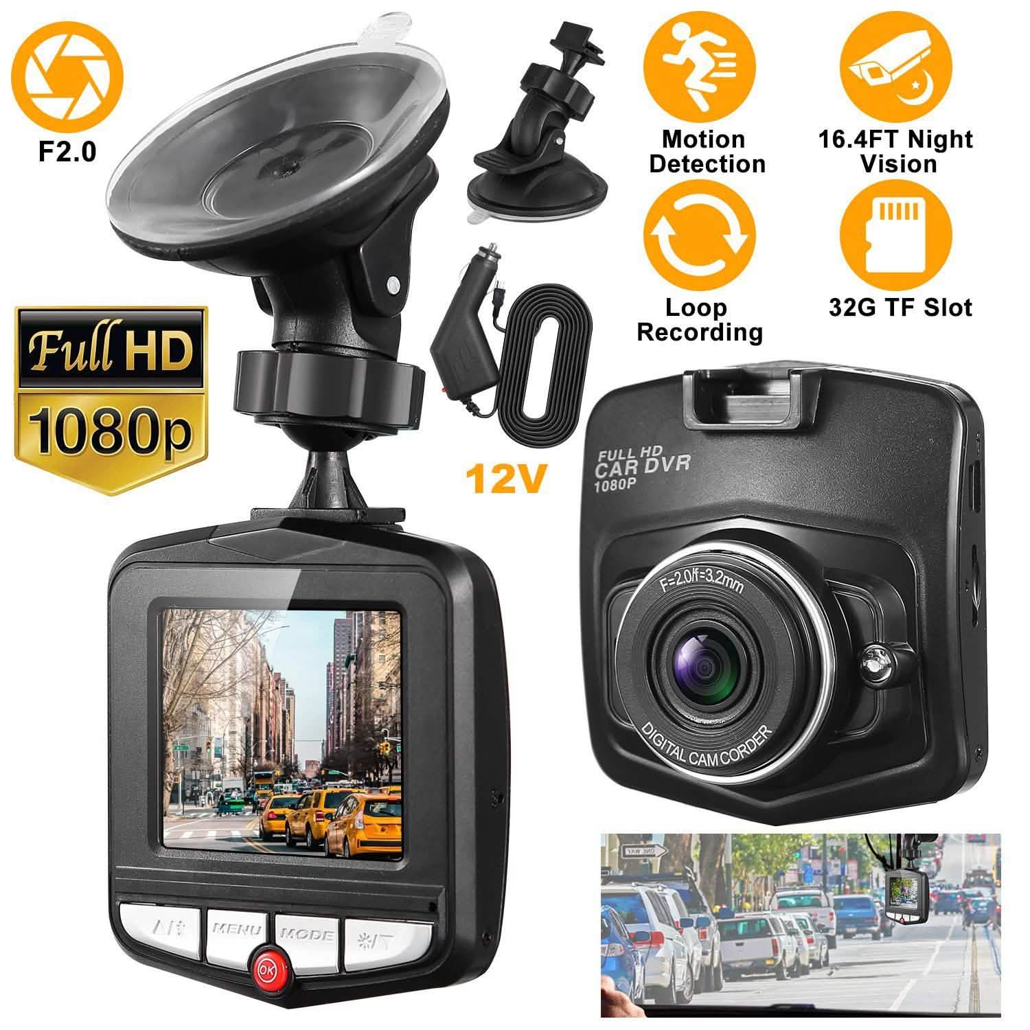 FHD 1080P Car DVD Dash Cam Vehicle Video Recorder