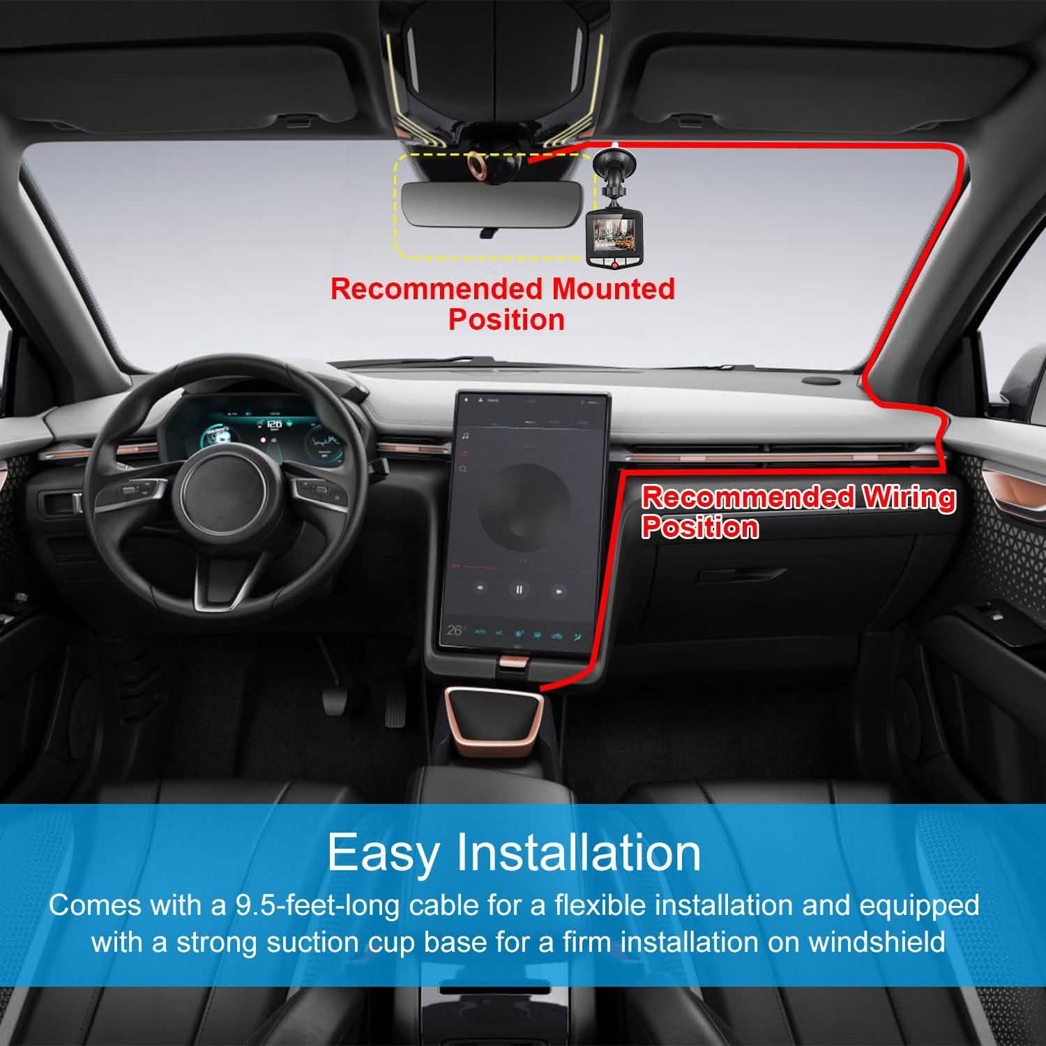 FHD 1080P Car DVD Dash Cam Vehicle Video Recorder