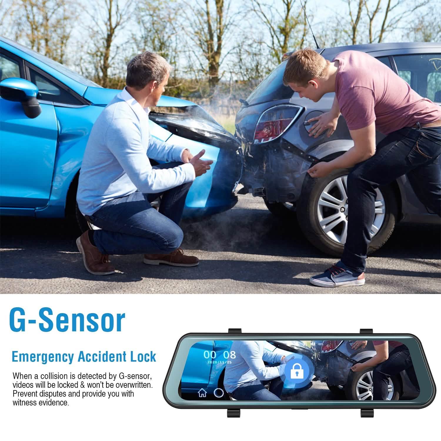 FHD 1080P Car DVR Dash Camera with G-Sensor