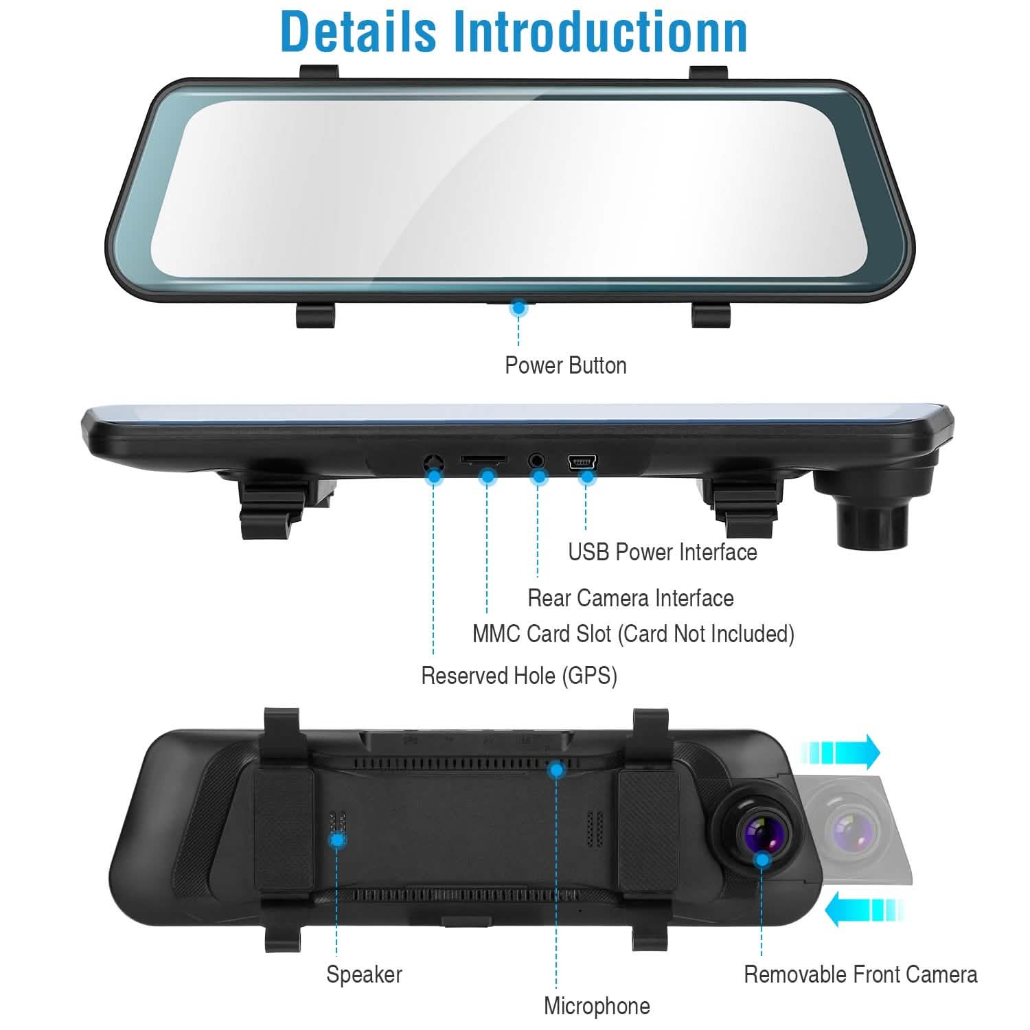 FHD 1080P Car DVR Dash Camera with G-Sensor