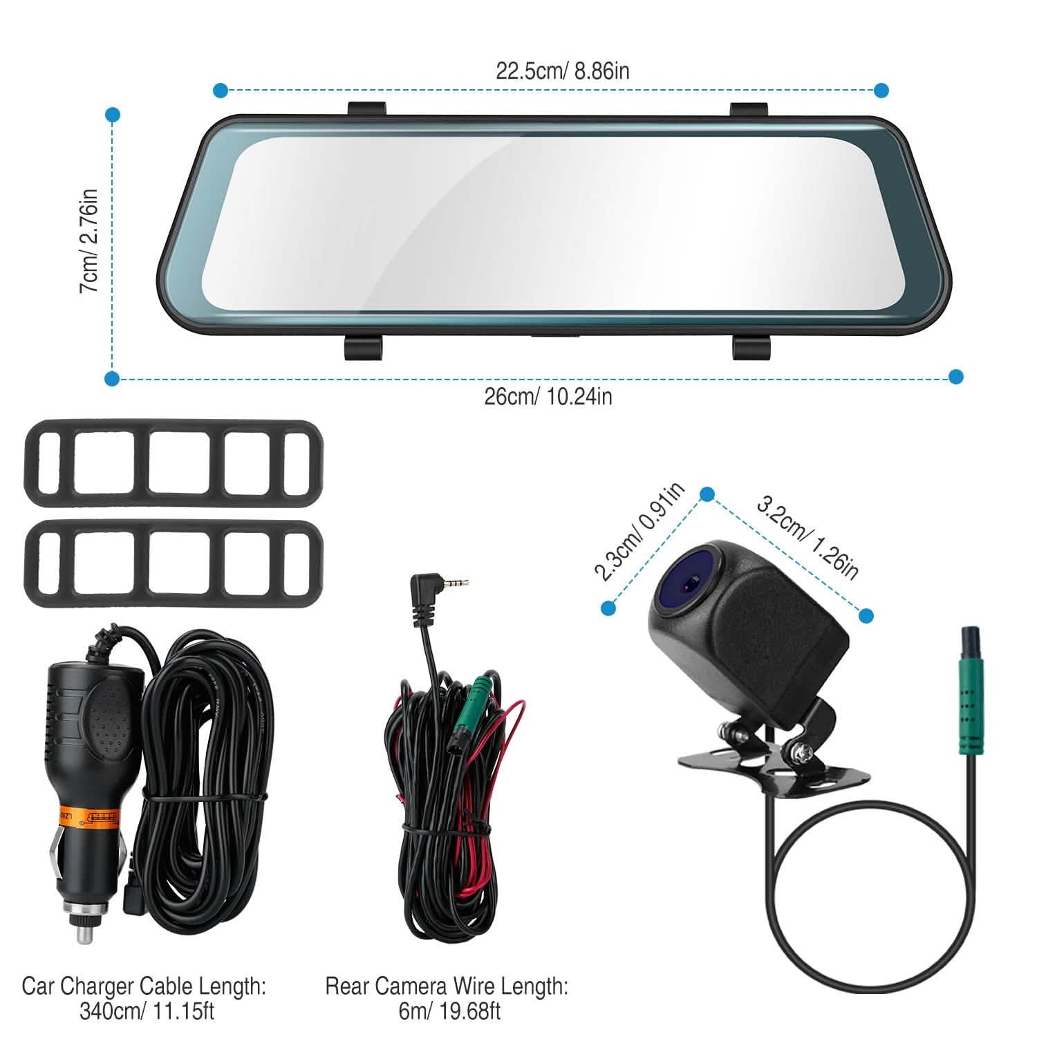 FHD 1080P Car DVR Dash Camera with G-Sensor
