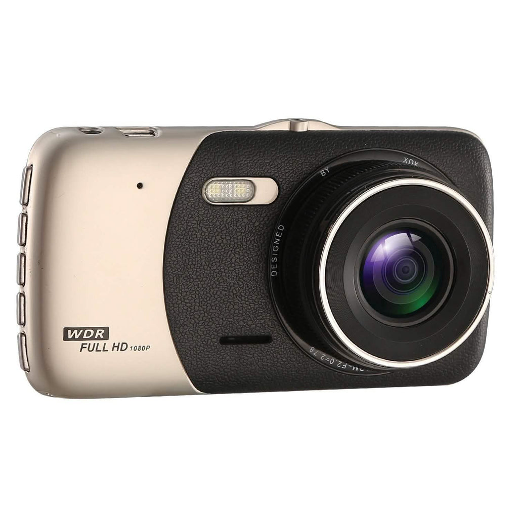 FHD 1080P Dash Cam 4" Screen Dual Cameras